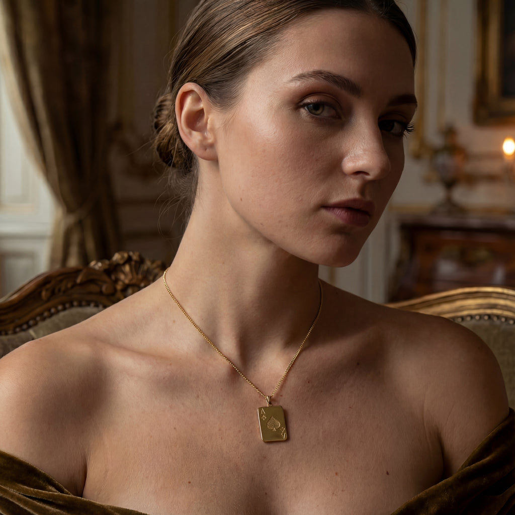 Maça Ası Kolye Ucu