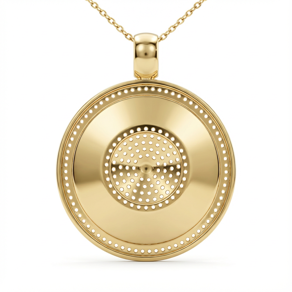 Rulet Pırlanta Taşlı Kolye Ucu