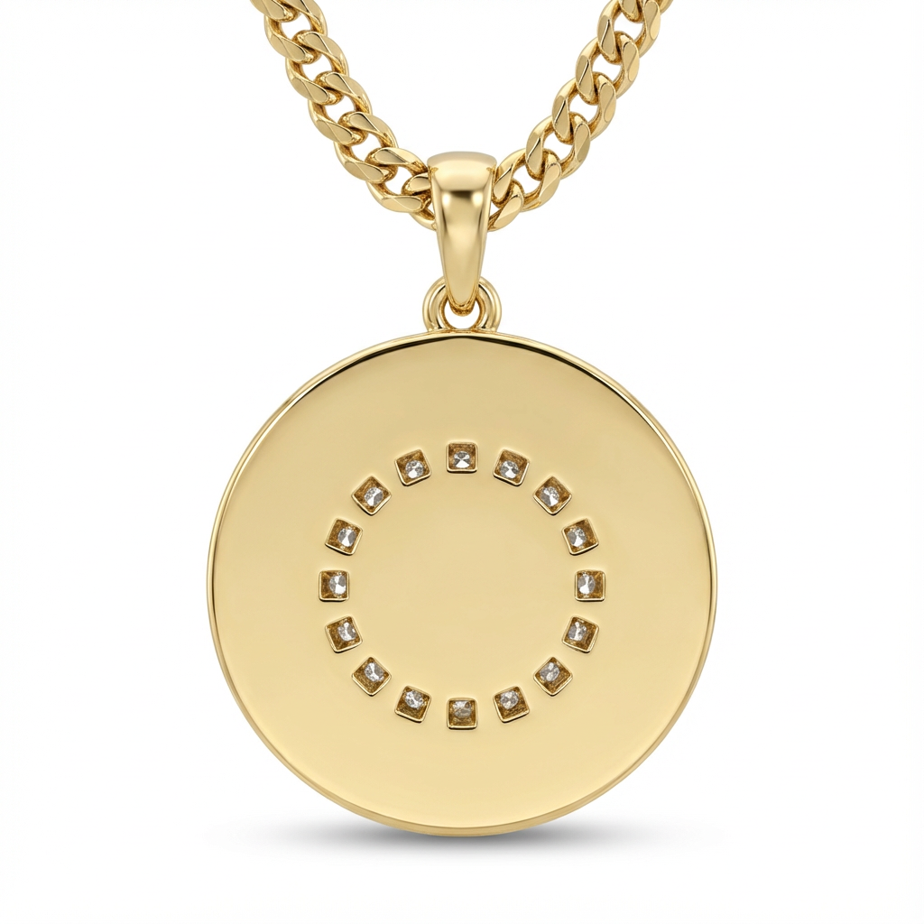 7 Figürlü Poker Chip Kolye Ucu