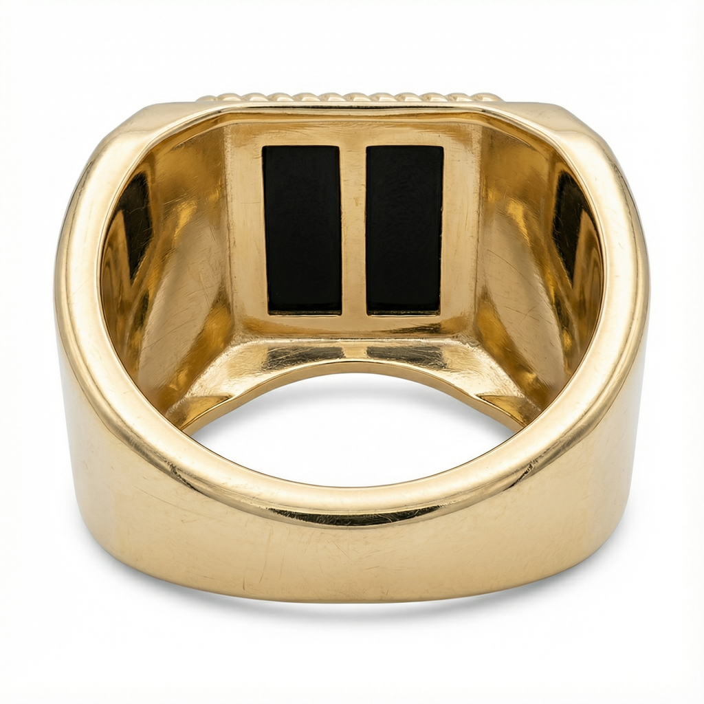 Dolar Sembollü Örgü Bant Yüzük