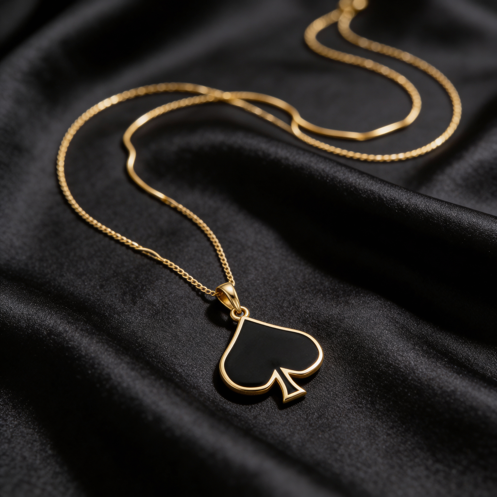 Karo Kupa Maça Sinek Kolye Ucu