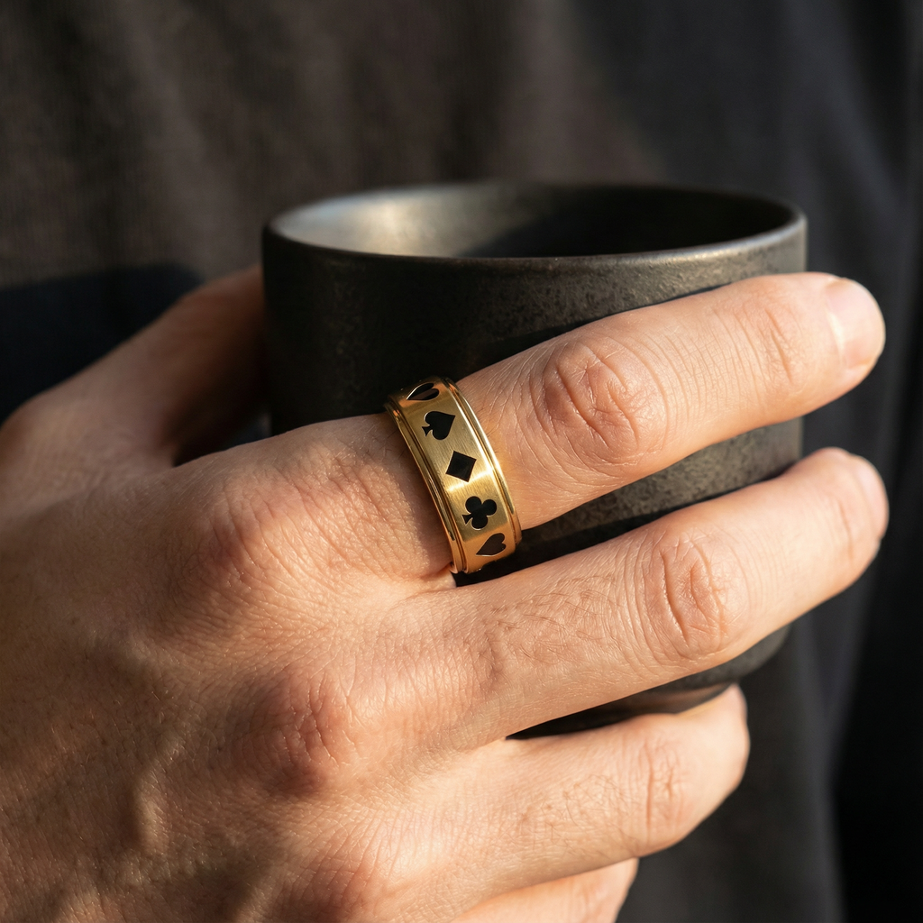 Kart Sembollü Yüzük