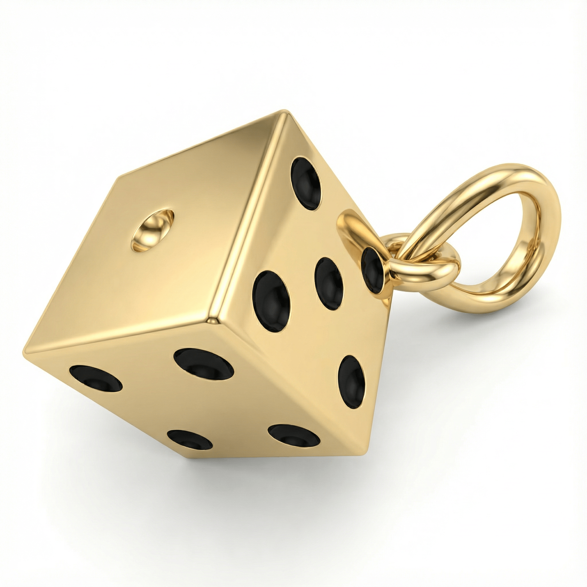 Çift Zar Kolye Ucu Şans Takısı - Winners Jewels