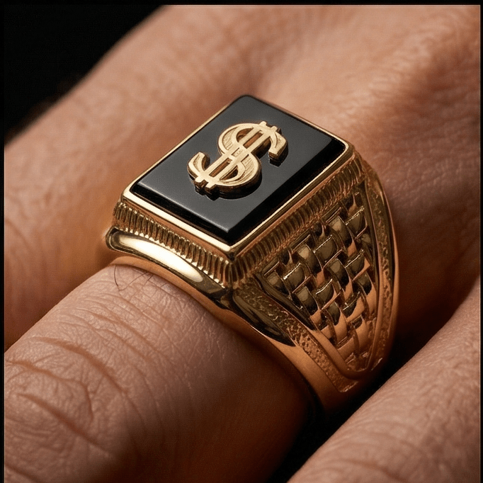 Dolar ($) Şans Başarı Yüzüğü - Winners Jewels