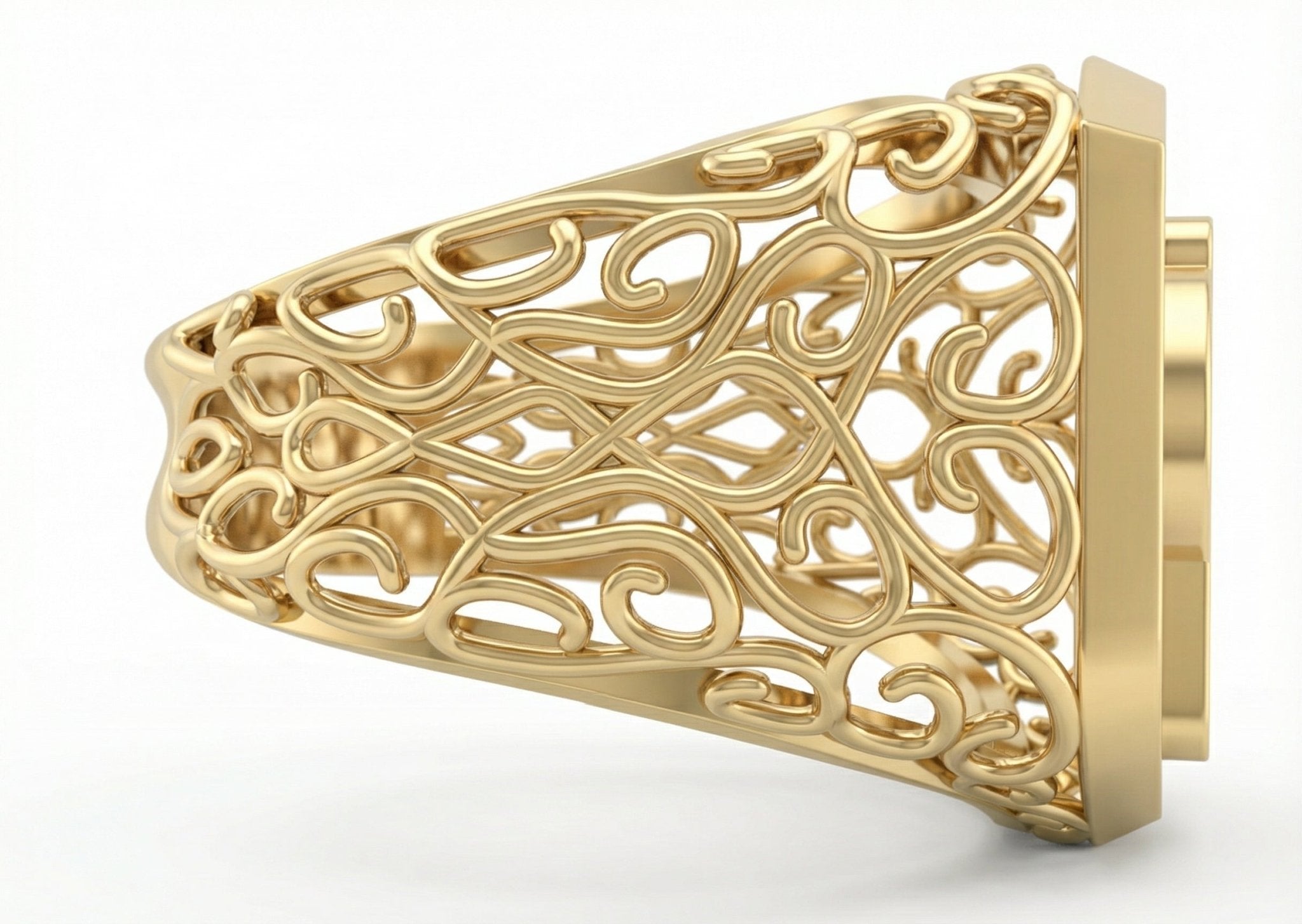 Dolar ($) Sembollü Polis Kalkanı Yüzük - Winners Jewels