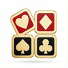 Dörtlü Poker Sembolü Tek Küpe
