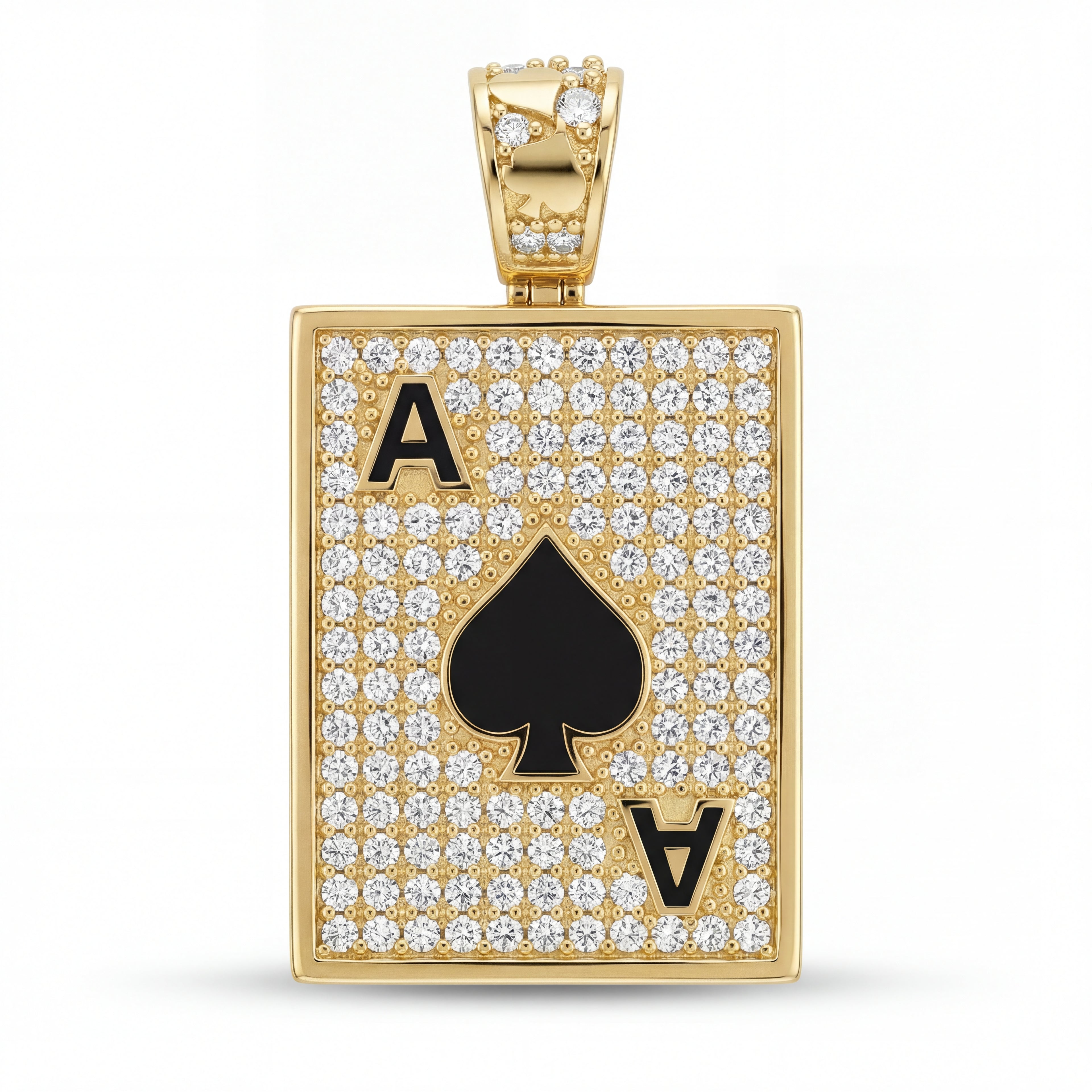 Maça Ası Pırlanta Kolye Ucu