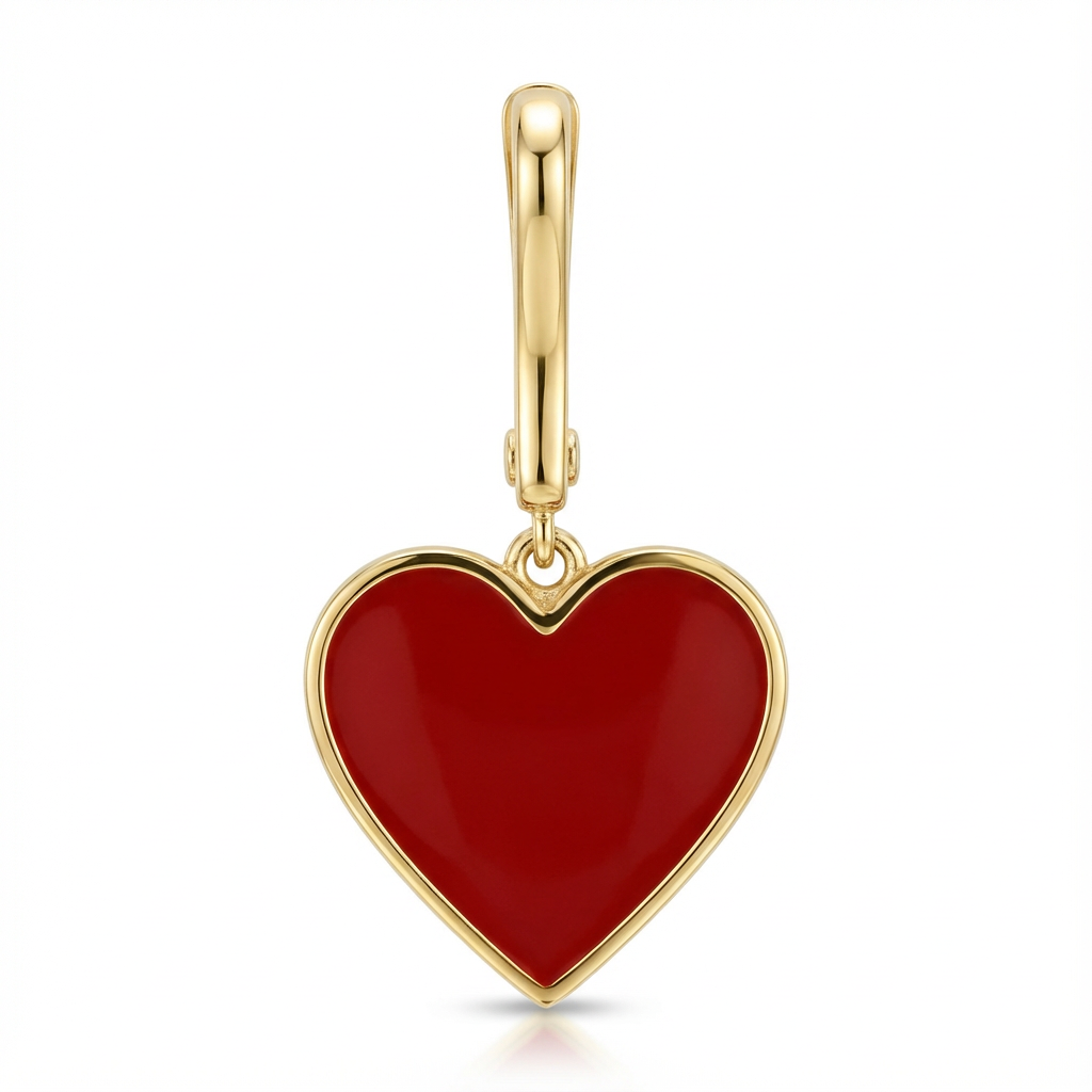 İskambil Kartı Sembollü Küpe