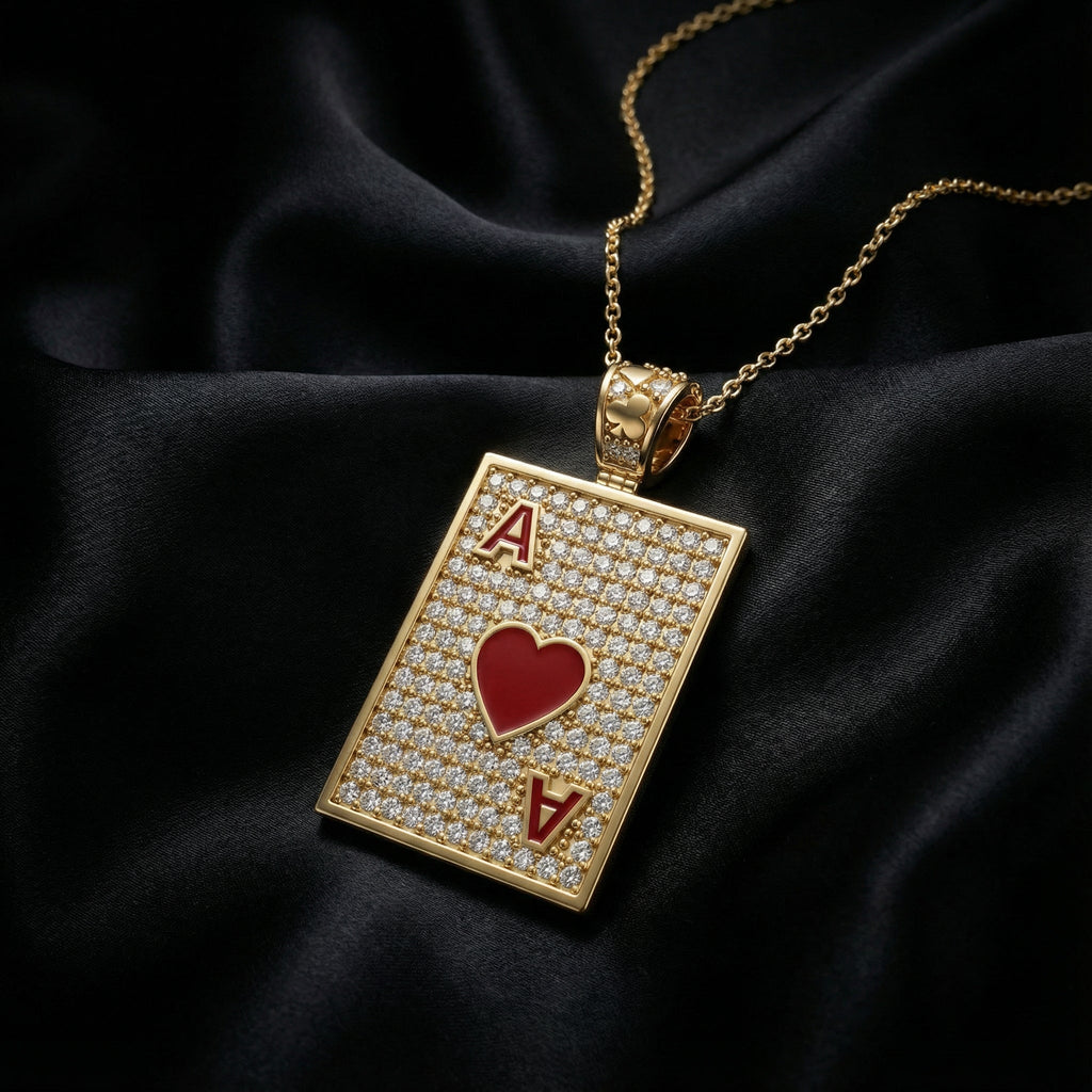 Kupa As Temalı Kolye - Winners Jewels