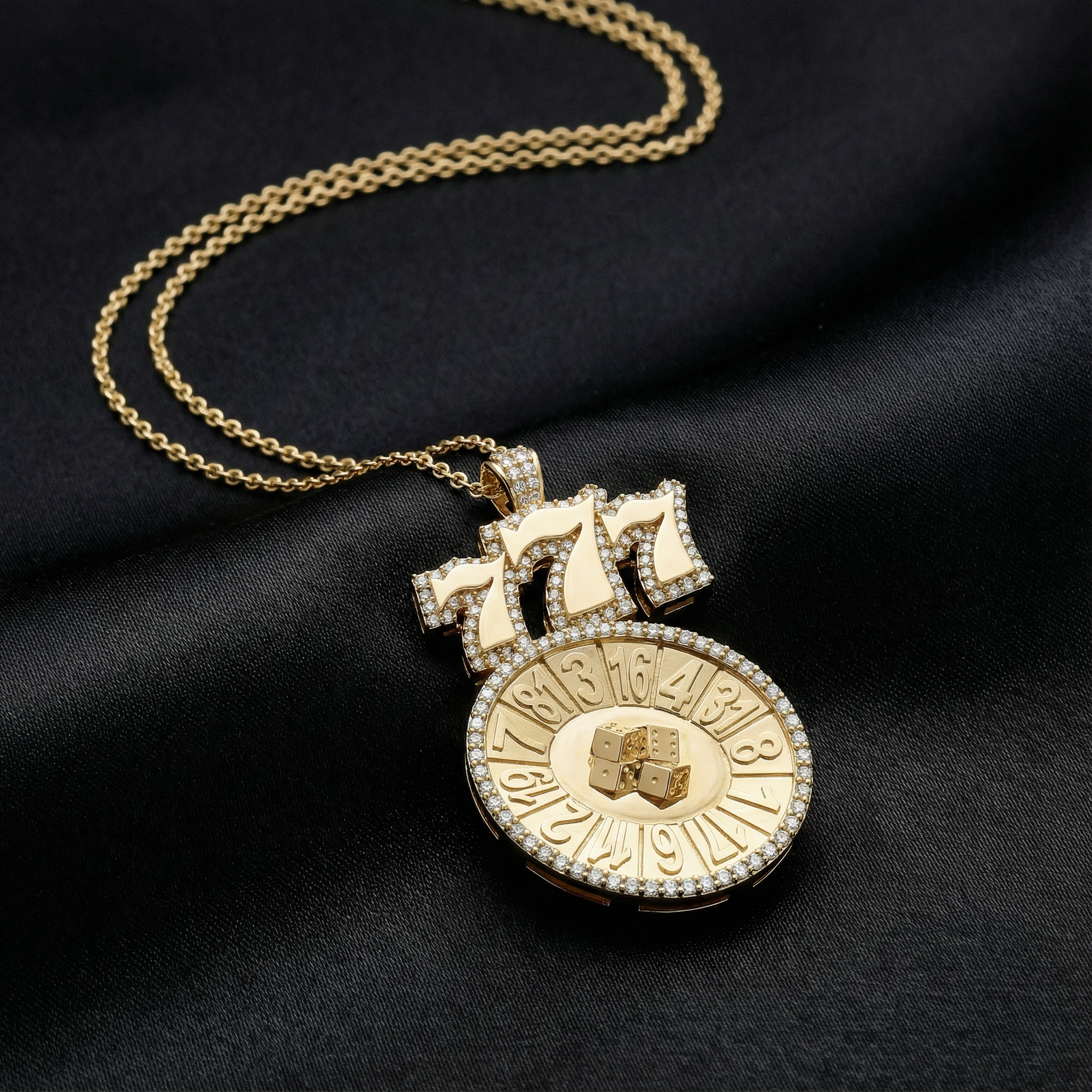 777 Rulet Jackpot Kolye Ucu