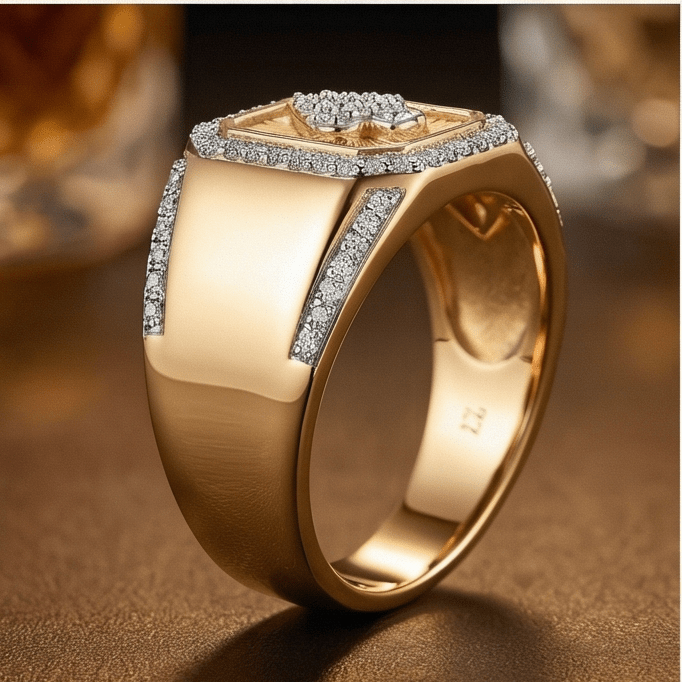 Maça Ası Swarovski Taşlı Yüzük - Winners Jewels