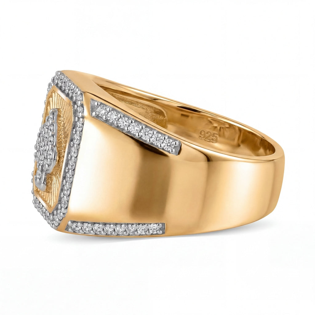 Maça Ası Swarovski Taşlı Yüzük - Winners Jewels