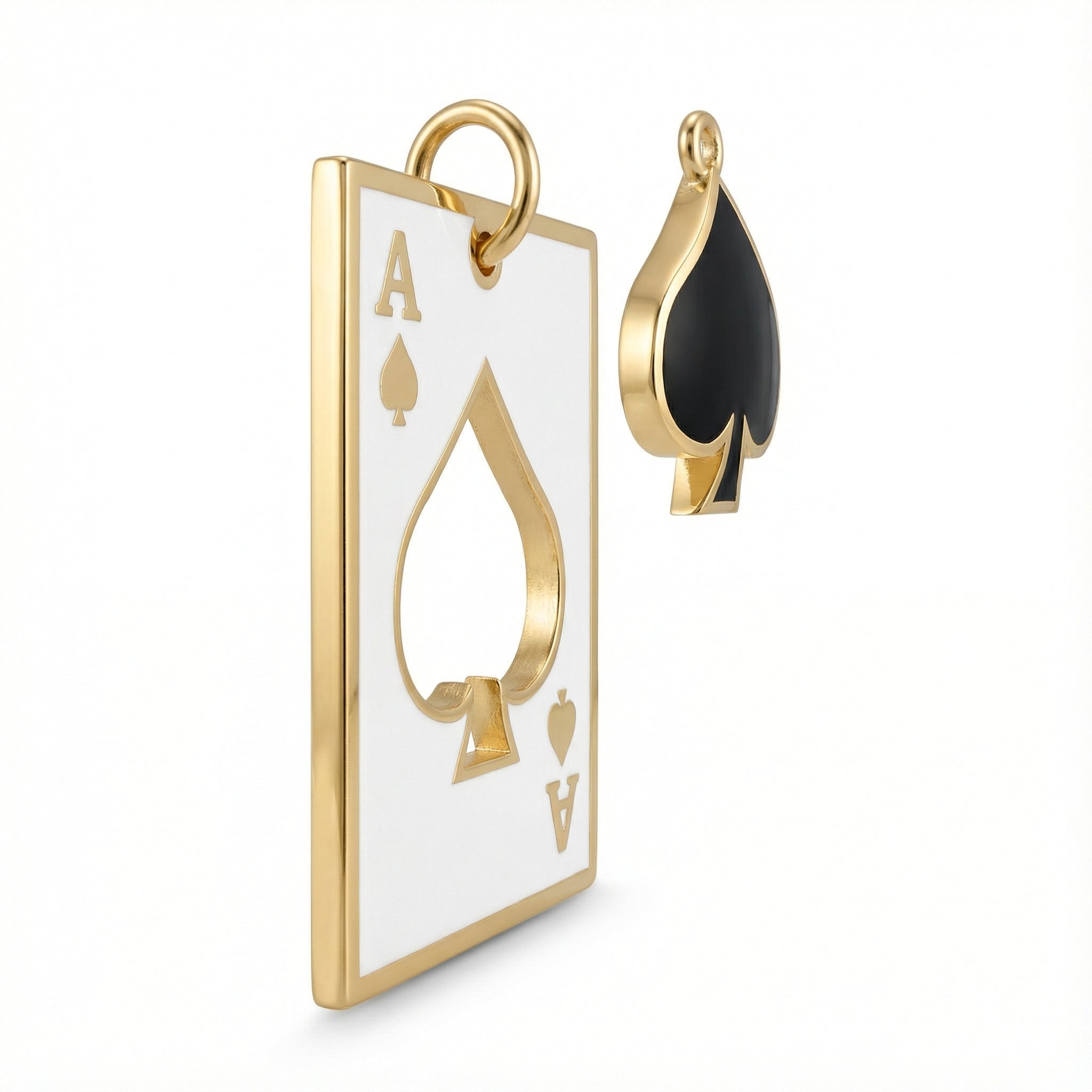 Maça Ası Temalı Şans Kolye Ucu - Winners Jewels