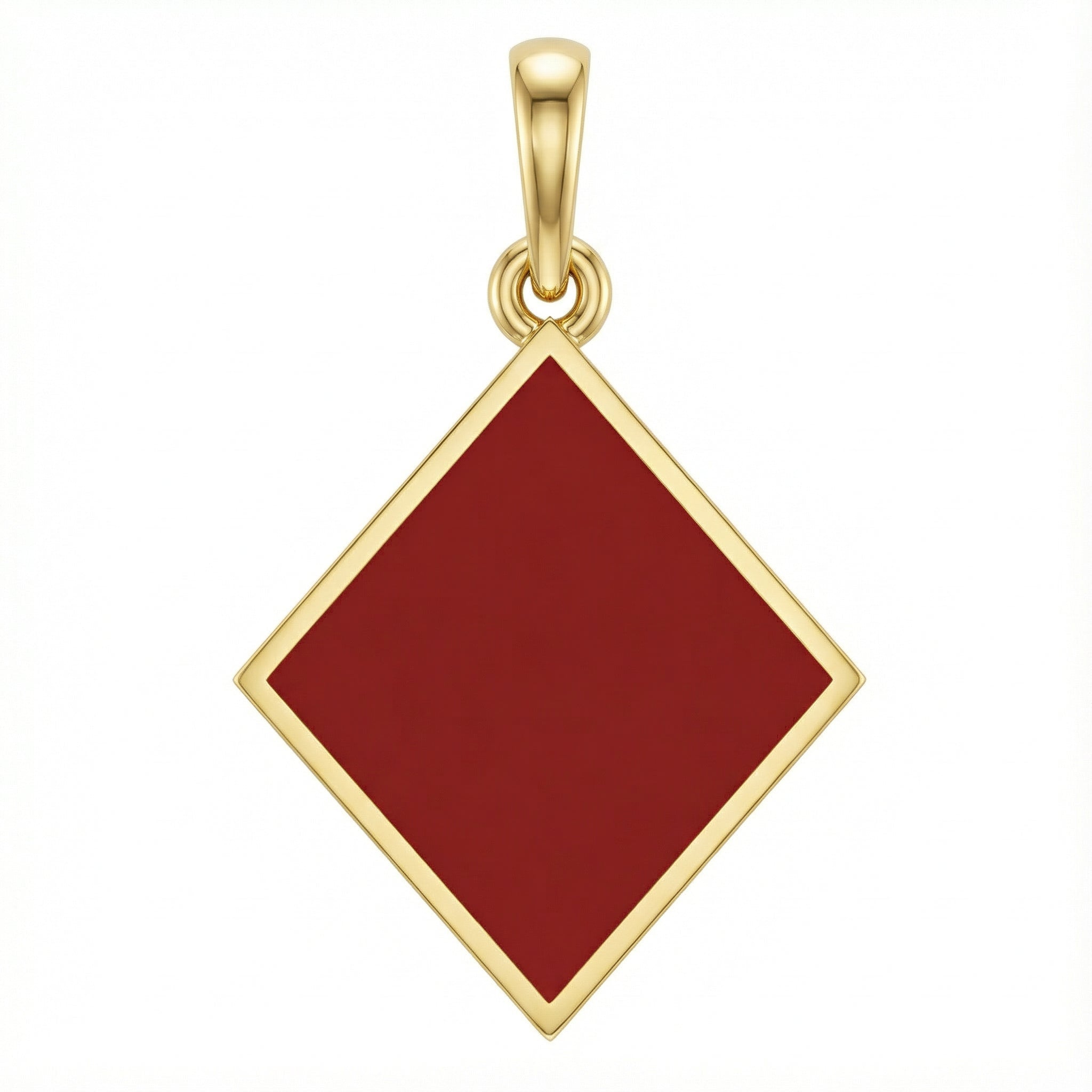 Maça Çift Renk Kolye Ucu - Winners Jewels