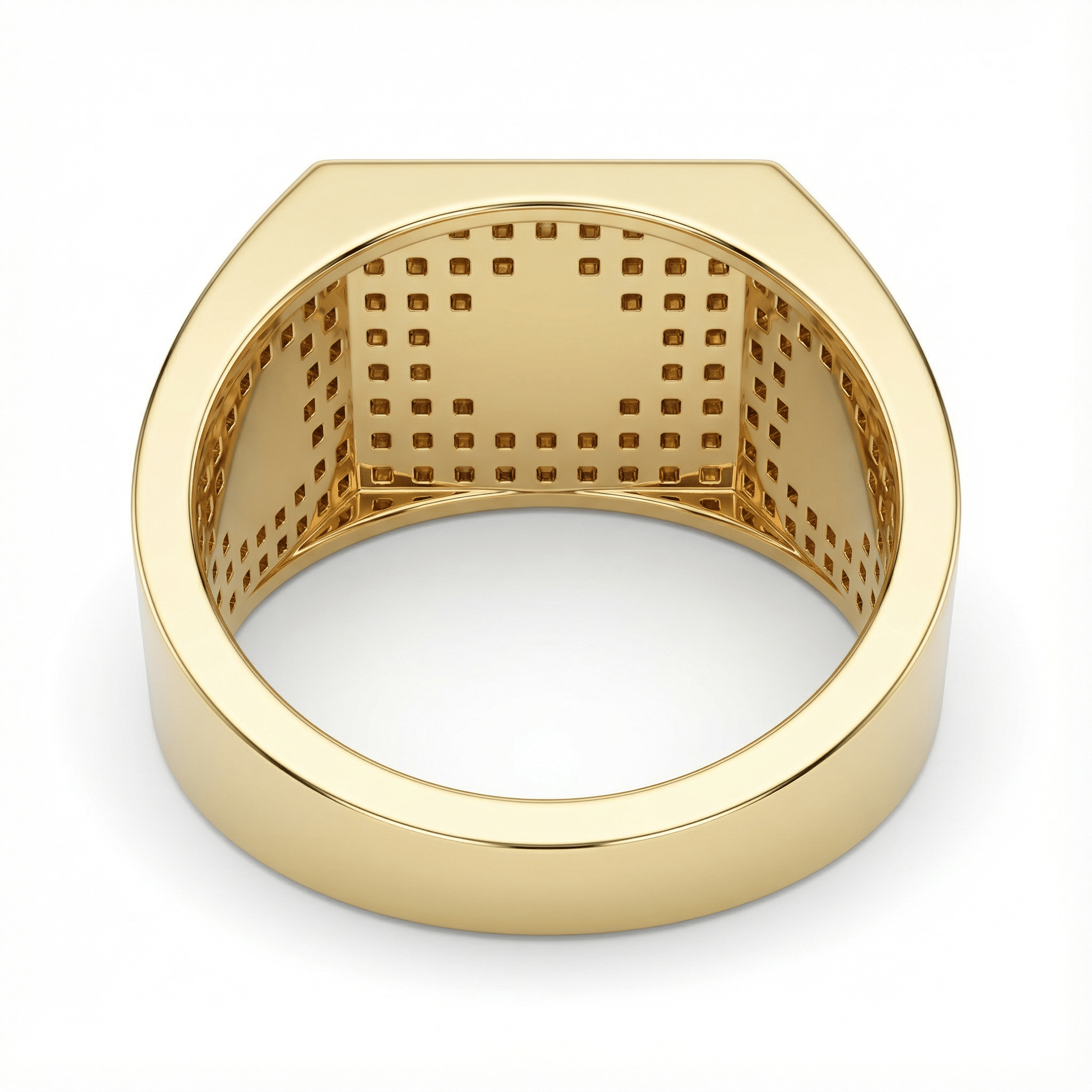 Poker Kart Sembollü Kare Yüzük - Winners Jewels