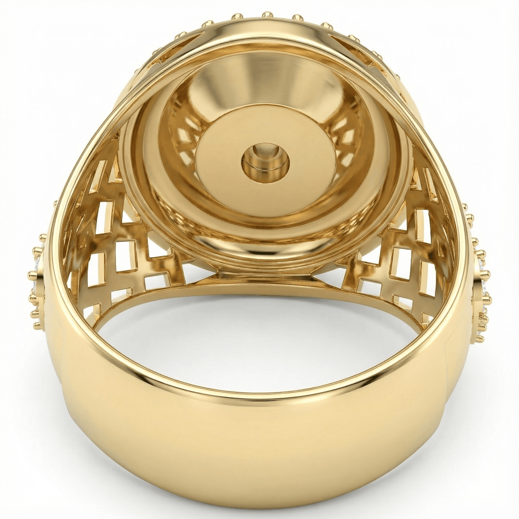 Rulet Çarkı Dolar ($) Sembollü Yüzük - Winners Jewels