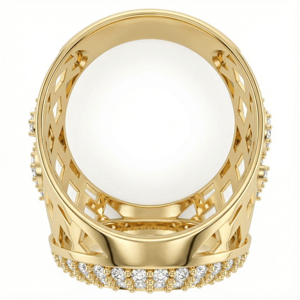 Rulet Çarkı Dolar ($) Sembollü Yüzük - Winners Jewels