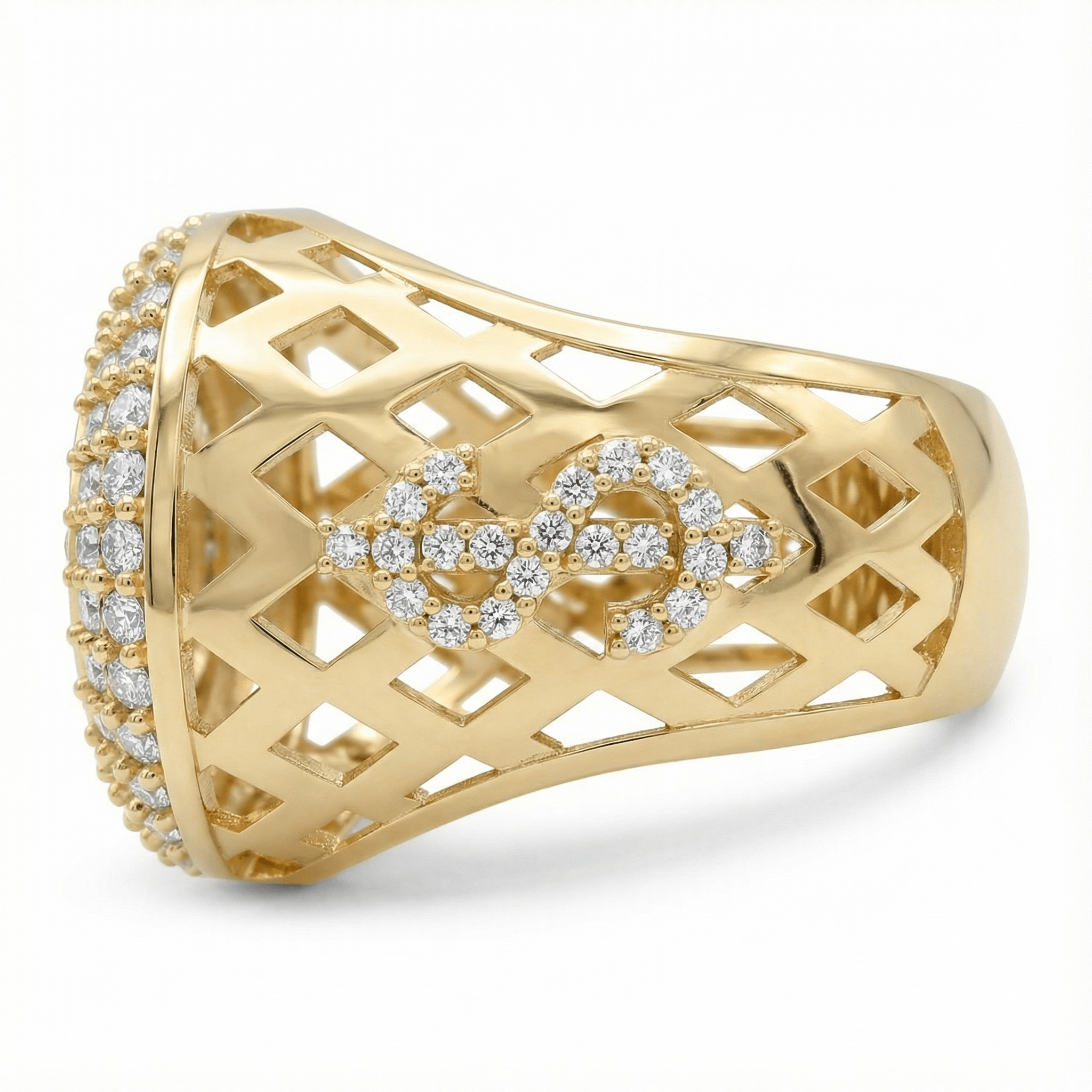 Rulet Çarkı Dolar ($) Sembollü Yüzük - Winners Jewels