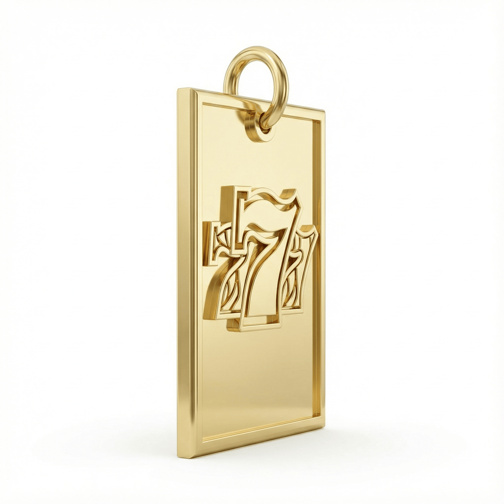 Şanslı Yedili (777) Kolye Ucu - Winners Jewels