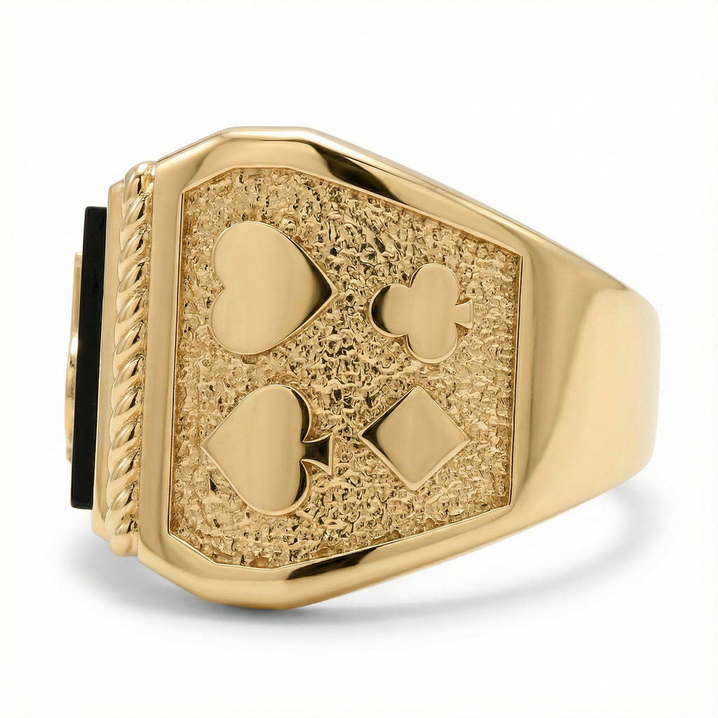 Dolar Sembollü Örgü Bant Yüzük