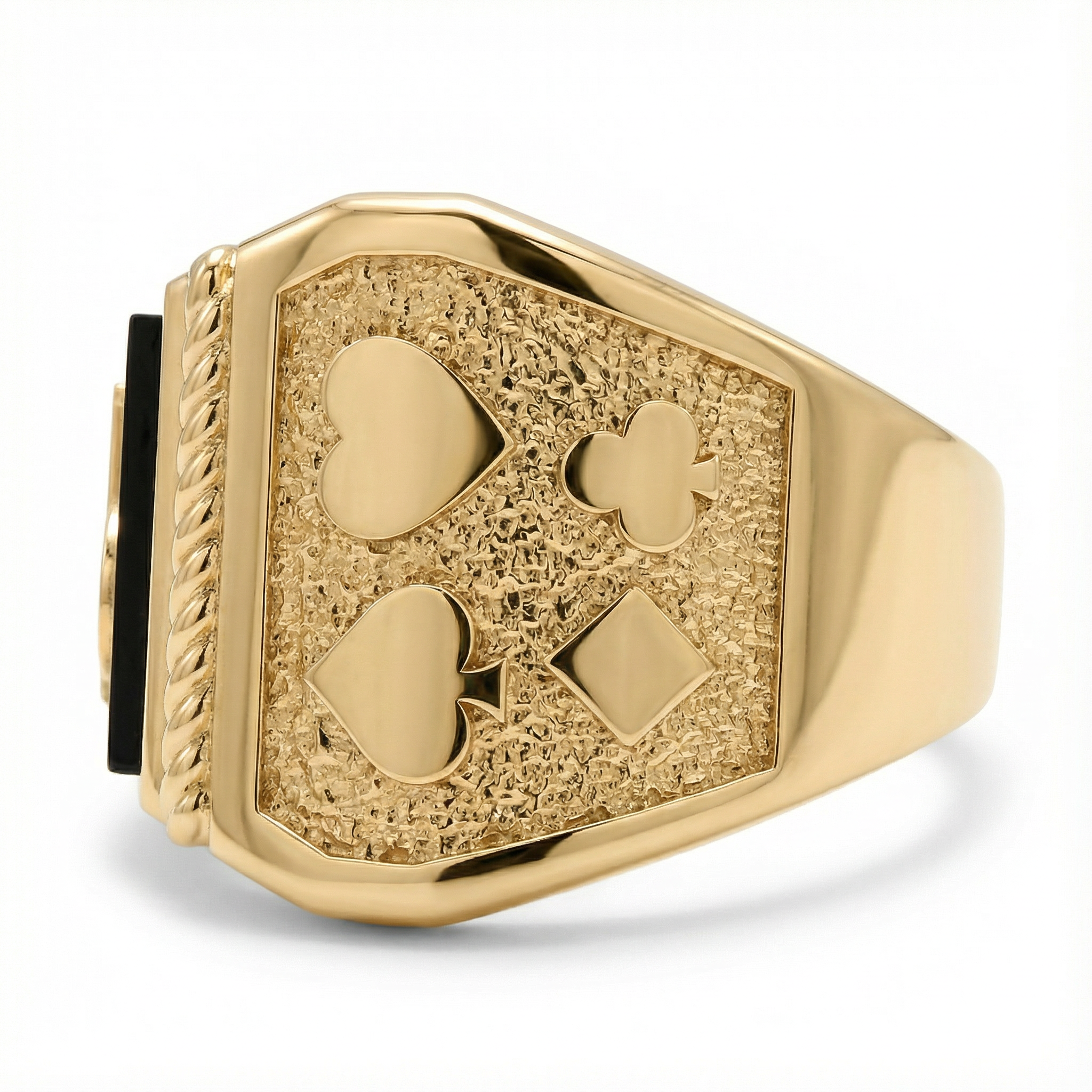 Dolar Sembollü Örgü Bant Yüzük