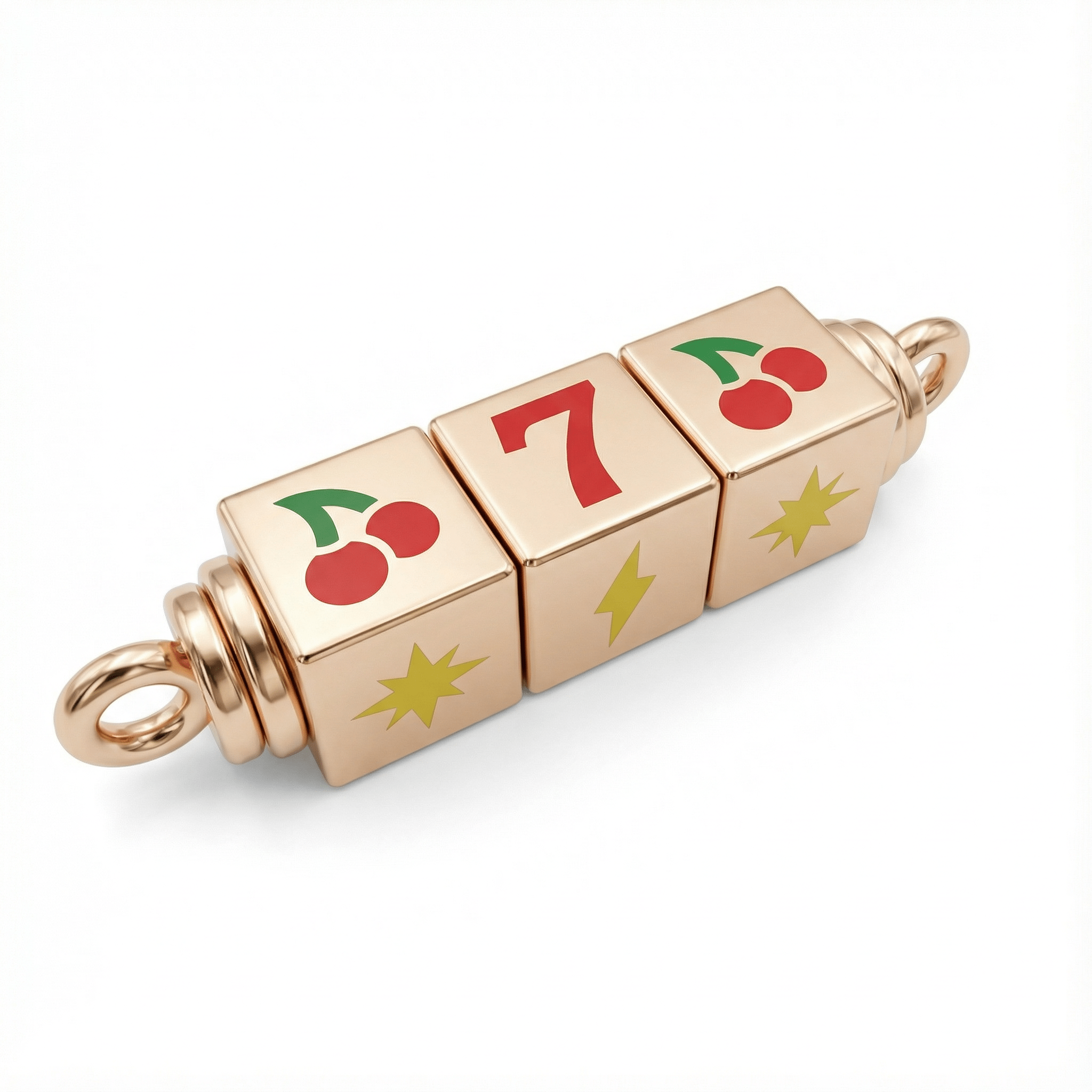 Slot Makinesi 777 Şans Kirazlı Kolye - Winners Jewels