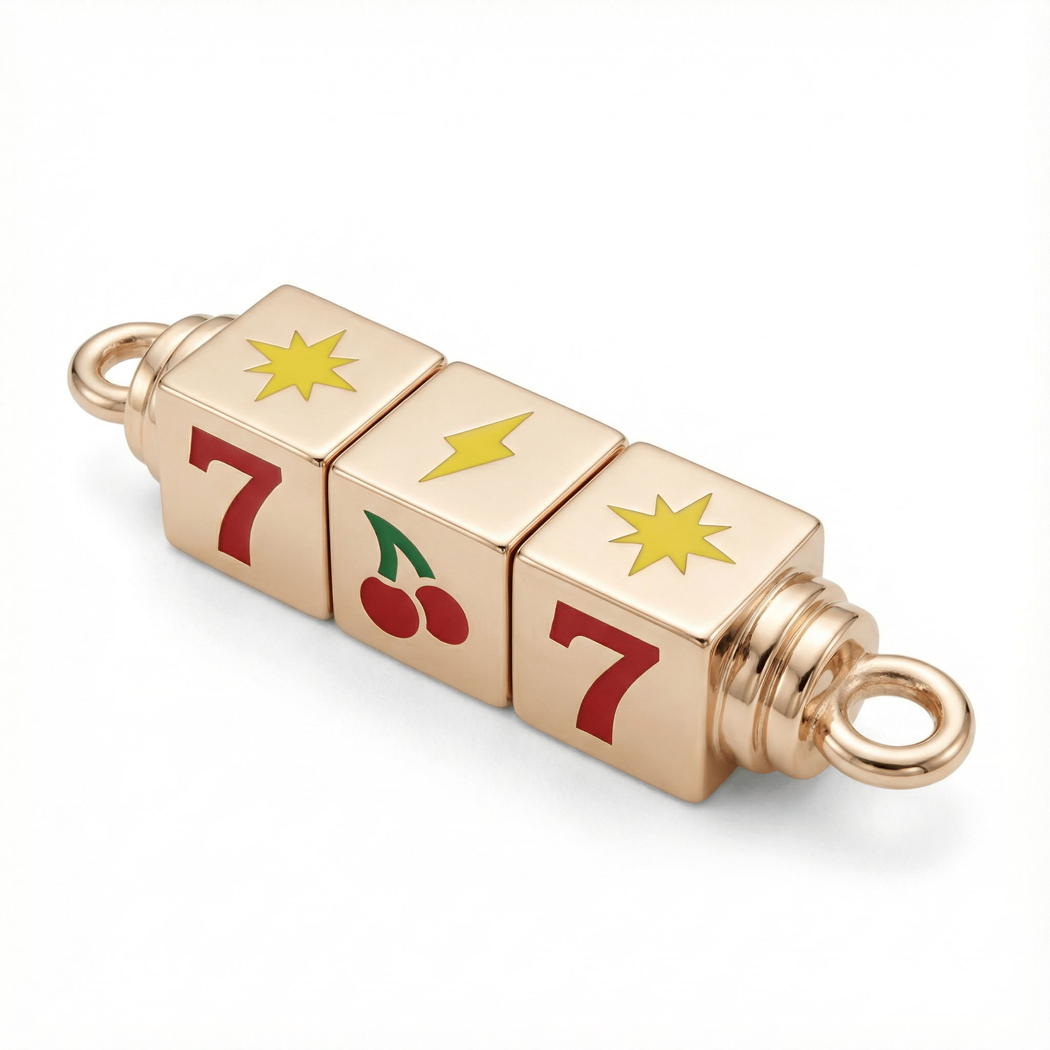 Slot Makinesi 777 Şans Kirazlı Kolye - Winners Jewels