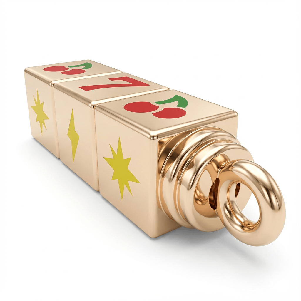 Slot Makinesi 777 Şans Kirazlı Kolye - Winners Jewels