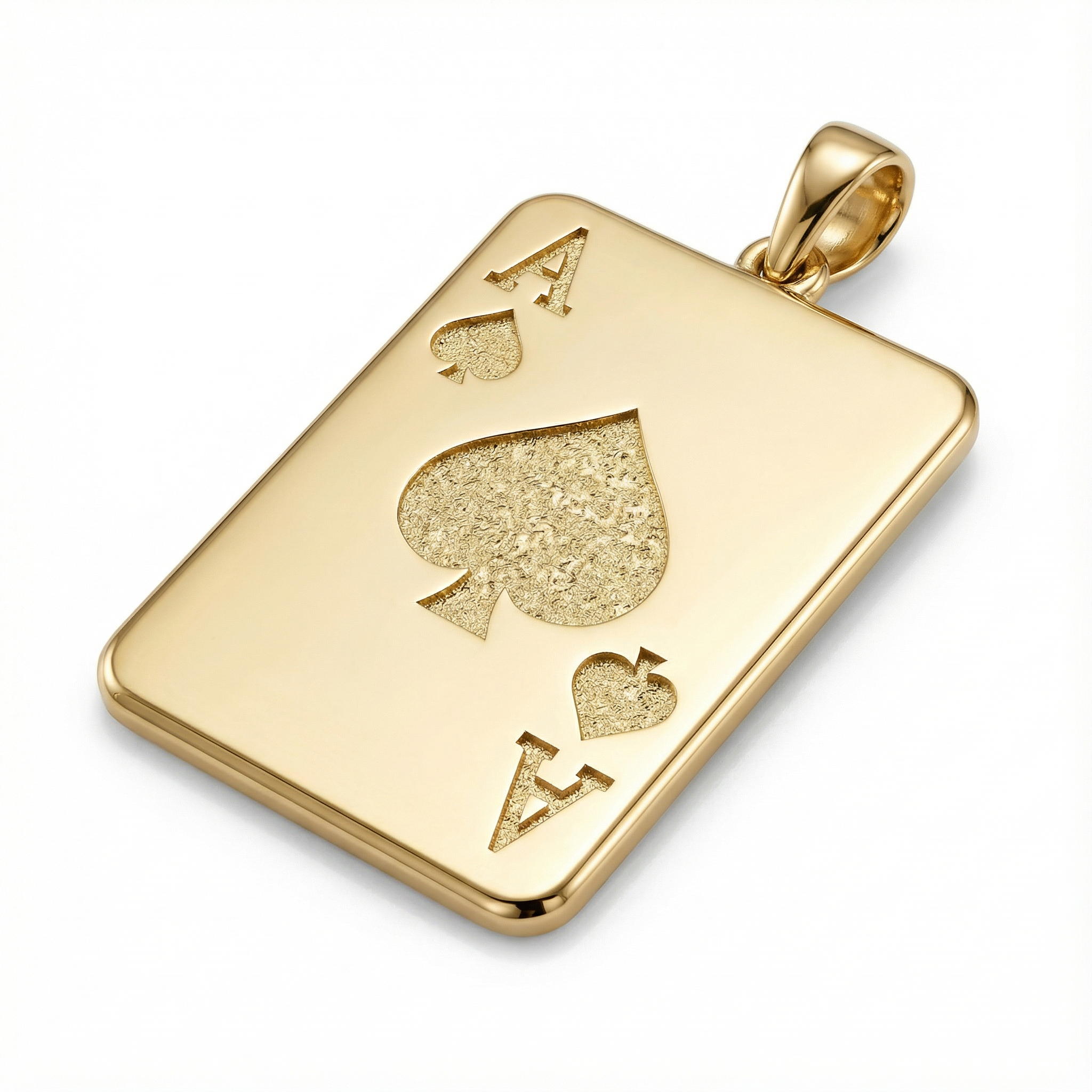 Maça Ası Kolye Ucu