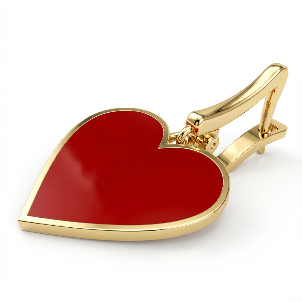 İskambil Kartı Sembollü Küpe