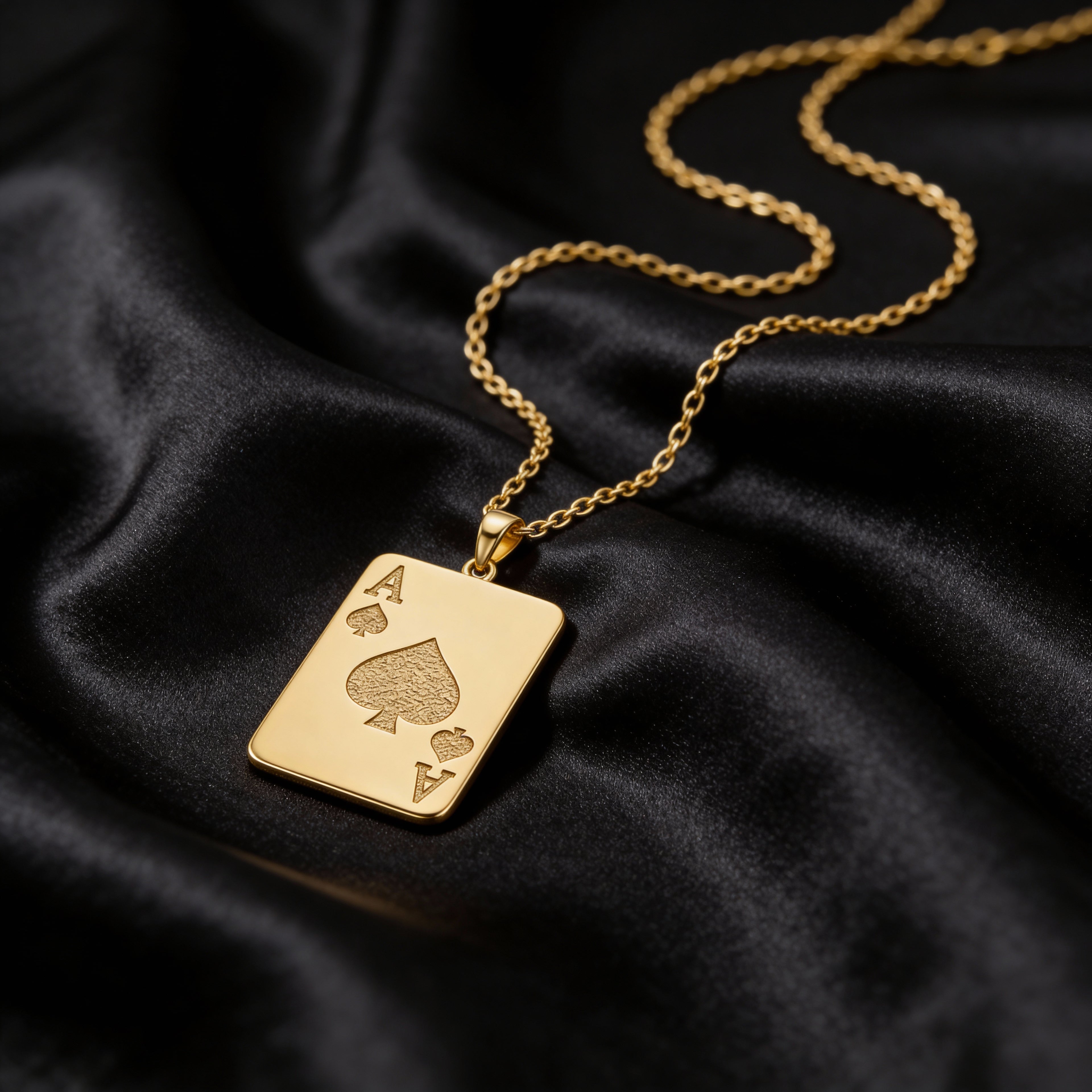 Maça Ası Kolye Ucu